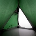 Namiot kempingowy, 2-os., zielony, 267x154x117 cm, tafta 185T