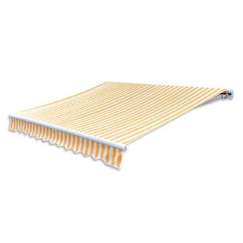 Zadaszenie, żółty słonecznikowy i biały, 3x2,5 m (bez ramy)