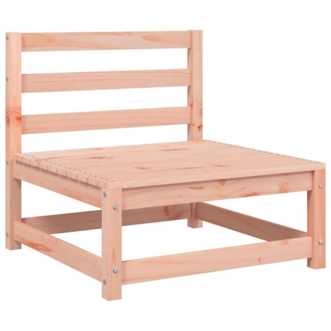 Ogrodowa sofa bez podłokietników, z poduszkami, daglezja