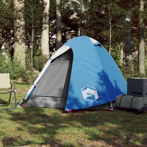 Namiot kempingowy, 2-os., niebieski, 254x135x112 cm, tafta 185T Namiot kempingowy, 2-os., niebieski, 254x135x112 cm, tafta 185T