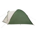 Namiot kempingowy, 4-os., zielony, 300x250x132 cm, tafta 185T