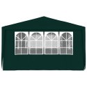 Namiot imprezowy ze ściankami, 4x6 m, zielony, 90 g/m²