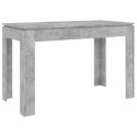 Stół jadalniany, betonowy szary, 120x60x76 cm, płyta wiórowa