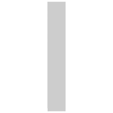 Szafka łazienkowa, biała, 30x30x183,5 cm, płyta wiórowa