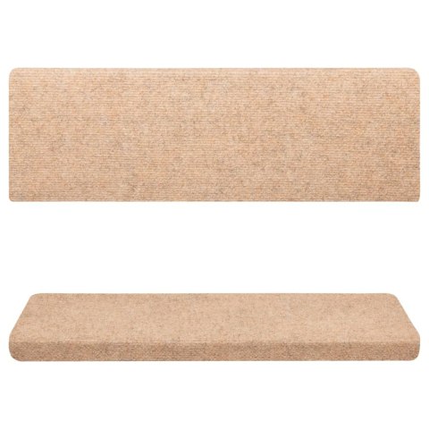 Nakładki na schody, 10 szt., brązowe, 65x21x4 cm