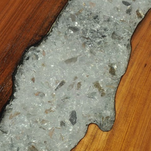 Stolik typu konsola, drewno tekowe, 100 x 35 x 75 cm