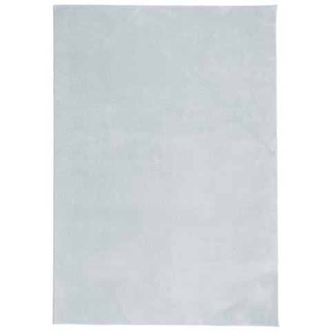 Dywan HUARTE z krótkim włosiem, niebieski, 140x200 cm