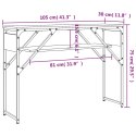 Stolik konsolowy, przydymiony dąb, 105x30x75 cm