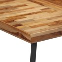 Stół ogrodowy, 120x62x76 cm, lite drewno tekowe