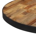 Stolik barowy, okrągły, Ø55x110 cm, drewno tekowe z odzysku