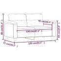 Sofa 2-osobowa, jasnoszara, 120 cm, tapicerowana mikrofibrą