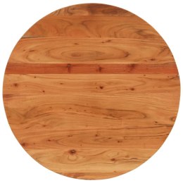 Blat do stolika, Ø70x2,5 cm, okrągły, lite drewno akacjowe