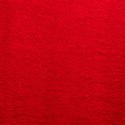 Dywan HUARTE z krótkim włosiem, czerwony, 240x240 cm