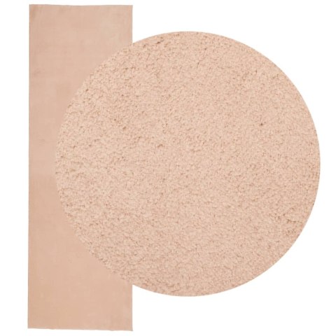 Dywan HUARTE z krótkim włosiem, różowy, 80x250 cm