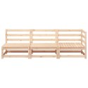 Ogrodowa sofa 3-osobowa, lite drewno sosnowe