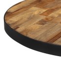 Stolik bistro, okrągły, Ø55x76 cm, drewno tekowe z odzysku