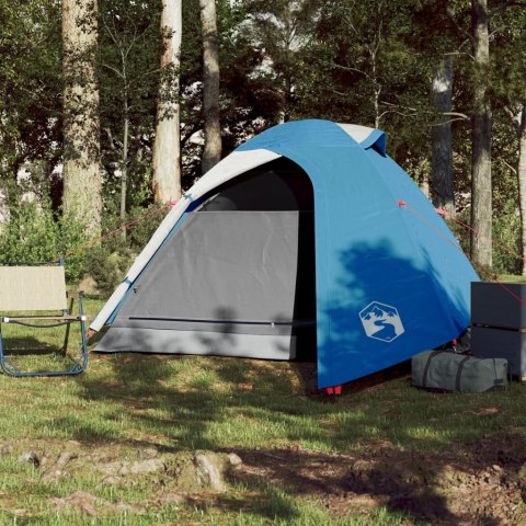 Namiot kempingowy, 2-os., niebieski, 264x210x125 cm 185T, tafta Namiot kempingowy, 2-os., niebieski, 264x210x125 cm 185T, tafta