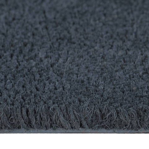 Wycieraczki, 5 szt., ciemnoszare, 40x60 cm, włókno kokosowe