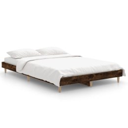 Rama łóżka, przydymiony dąb, 120x190cm, materiał drewnopochodny