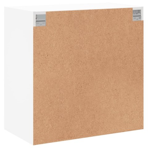 Szafka wisząca ze szklanymi drzwiami, biała, 68x37x68,5 cm