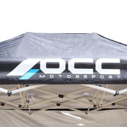 Karp OCC Motorsport Racing Czarny Poliester 420D Oxford 3 x 2 m Okno