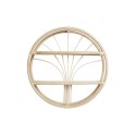 Regał DKD Home Decor Ściana Naturalny Rattan 2 Półki (60 x 14 x 60 cm)