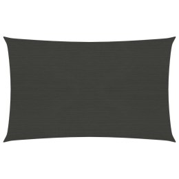 Żagiel przeciwsłoneczny, 160 g/m², antracytowy, 2x4,5 m, HDPE