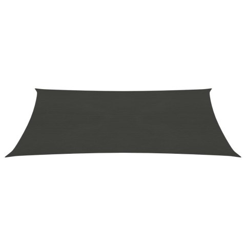 Żagiel przeciwsłoneczny, 160 g/m², antracytowy, 3x4,5 m, HDPE
