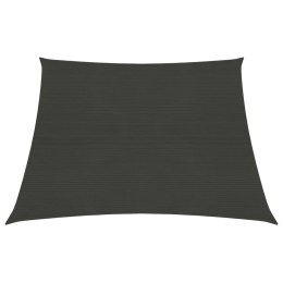 Żagiel przeciwsłoneczny, 160 g/m², antracytowy, 3/4x2 m, HDPE