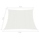 Żagiel przeciwsłoneczny, 160 g/m², biały, 3/4x2 m, HDPE