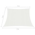 Żagiel przeciwsłoneczny, 160 g/m², biały, 4/5x3 m, HDPE
