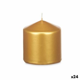 Świeca Złoty 7 x 7,5 x 7 cm (24 Sztuk)