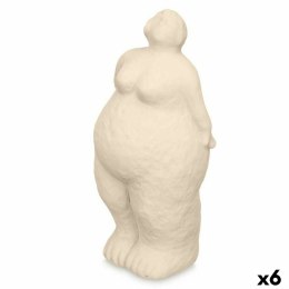 Figurka Dekoracyjna Beżowy Dolomite 14 x 34 x 12 cm (6 Sztuk) Kobieta Stojący