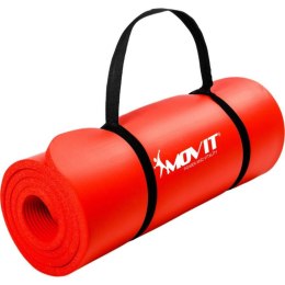Mata piankowa MOVIT do jogi i gimnastyki 190 x 60 x 1,5 czerwona