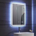 Aquamarin Lustro łazienkowe z oświetleniem LED 18 W, 50x70cm