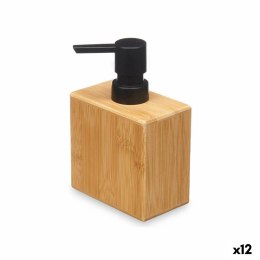 Dozownik mydła Czarny Bambus Plastikowy 9,7 x 15 x 5,8 cm (12 Sztuk)
