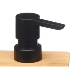 Dozownik mydła Czarny Bambus Plastikowy 9,7 x 15 x 5,8 cm (12 Sztuk)