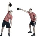 Profesjonalna hantla kula Kettlebell MOVIT 20 kg