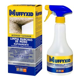 Zapobiega gromadzeniu się wilgoci Faren Muffycid 500 ml Usuwanie pleśni Aktywny chlor