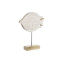 Figurka Dekoracyjna Home ESPRIT Biały Naturalny Ryba Śródziemnomorski 18 x 5 x 24 cm