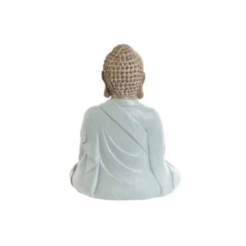 Figurka Dekoracyjna Home ESPRIT Biały Kolor Zielony Turkusowy Budda Orientalny 14 x 10,5 x 18,5 cm (3 Sztuk)