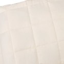 Koc obciążeniowy, kremowy, 122x183 cm, 5 kg, tkanina