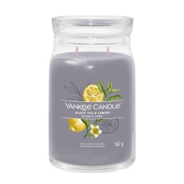 Świeczka Zapachowa Yankee Candle Cytrynowa Czarna Herbata 567 g