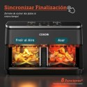 Frytkownica na gorące powietrze Cosori Dual Basket 8.5 Chef Edition Czarny 8,5 L