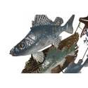 Dekoracja ścienna Home ESPRIT Niebieski Złoty Śródziemnomorski Ryby 100 x 5 x 46 cm