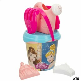 Zestaw zabawek plażowych Princesses Disney Ø 18 cm (16 Sztuk)