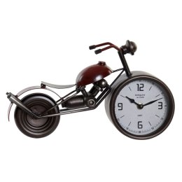 Stolné hodiny Home ESPRIT Czerwony Metal Szkło Drewno MDF Motocykl Vintage 32,5 x 10 x 18 cm