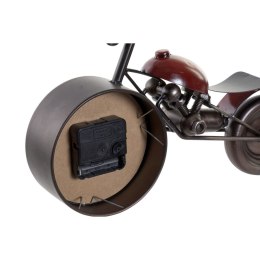Stolné hodiny Home ESPRIT Czerwony Metal Szkło Drewno MDF Motocykl Vintage 32,5 x 10 x 18 cm