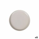 Tacka do przekąsek La Mediterránea Ivory Okrągła Ø 25 x 2,6 cm (12 Sztuk)