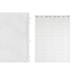Zasłony Home ESPRIT Biały 140 x 260 x 260 cm